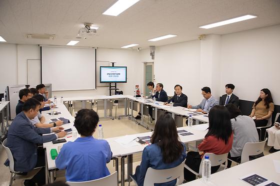 인문콘텐츠대학 총장 간담회 참석